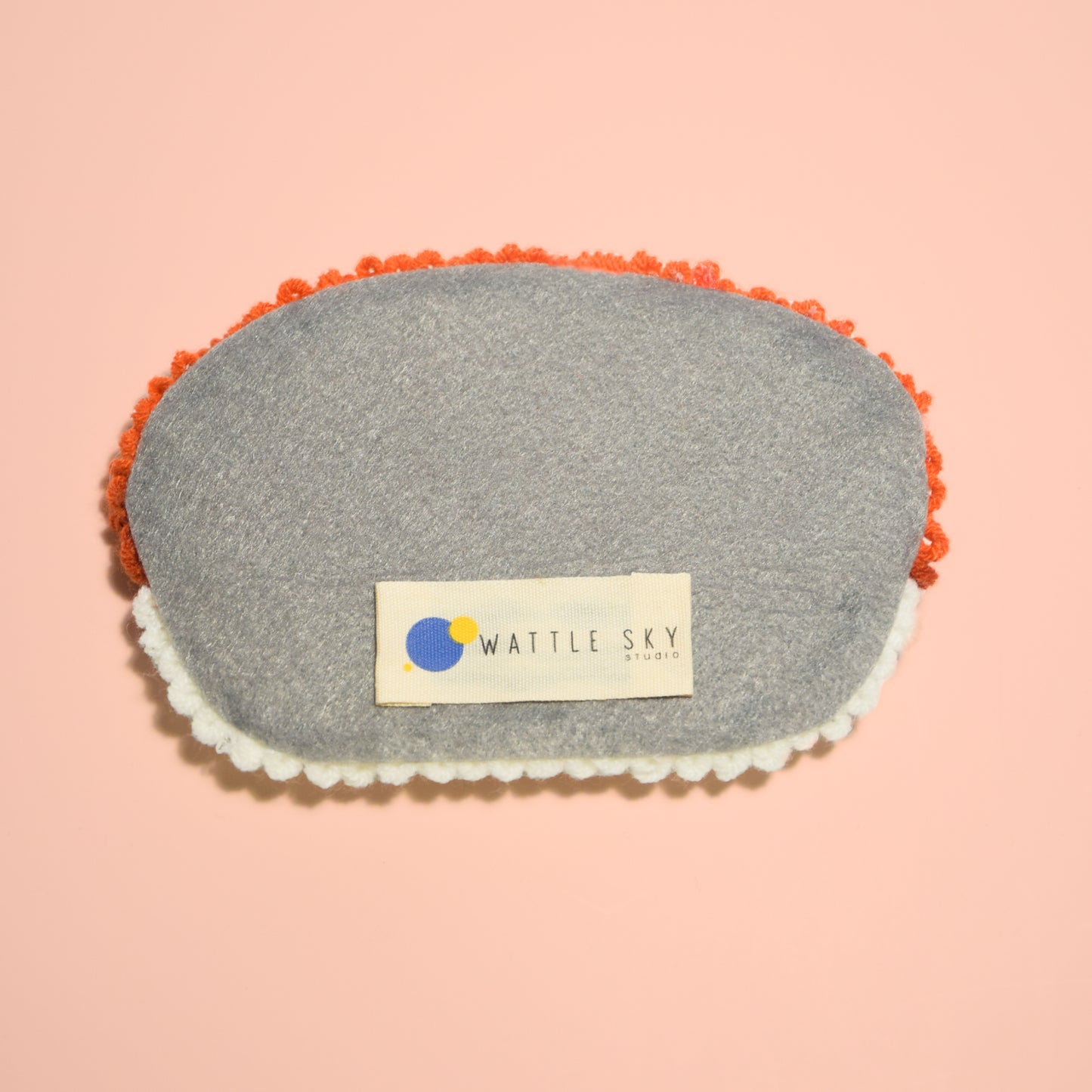 Salmon Sushi Coaster - Punch needle coaster