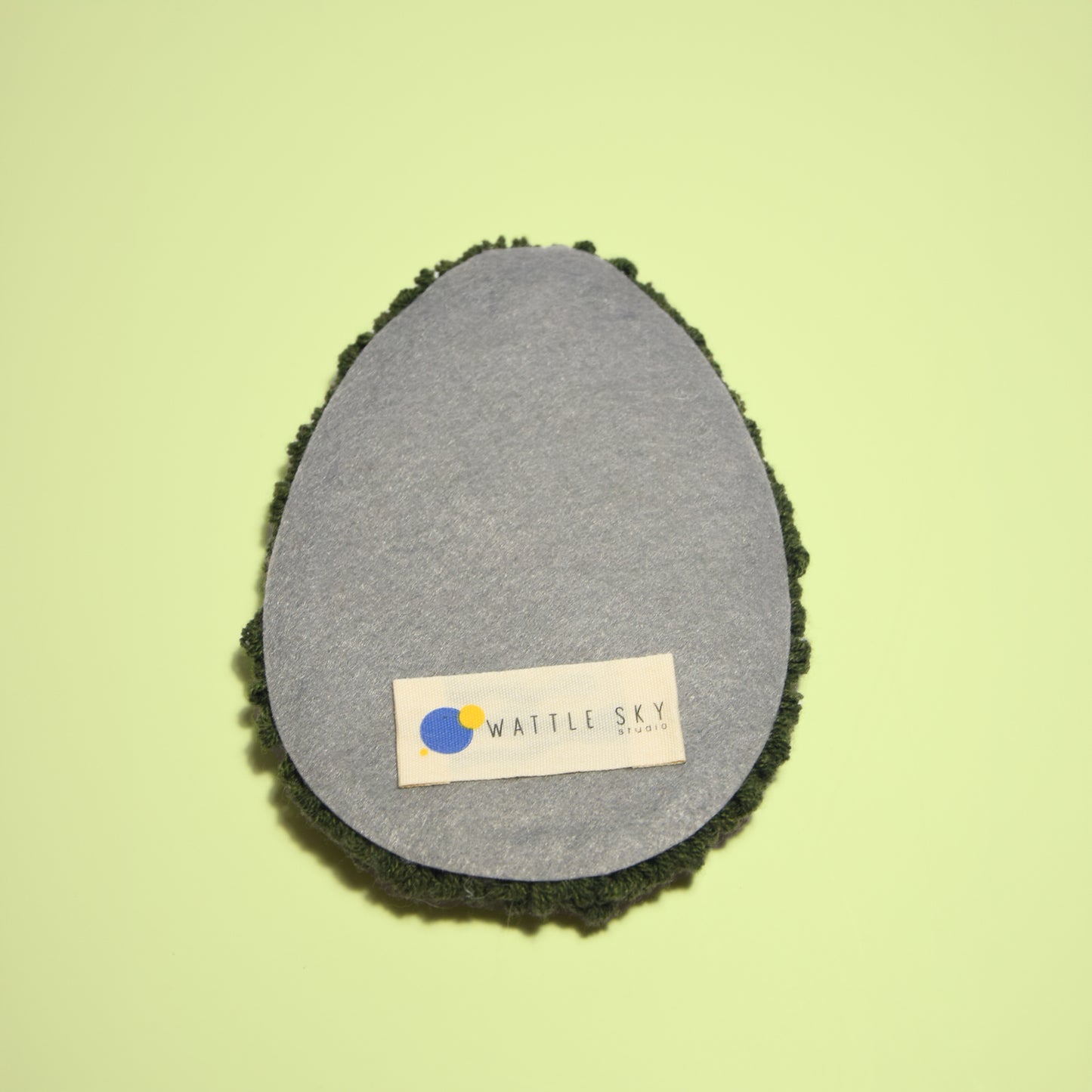 Avocado Coaster - Punch needle