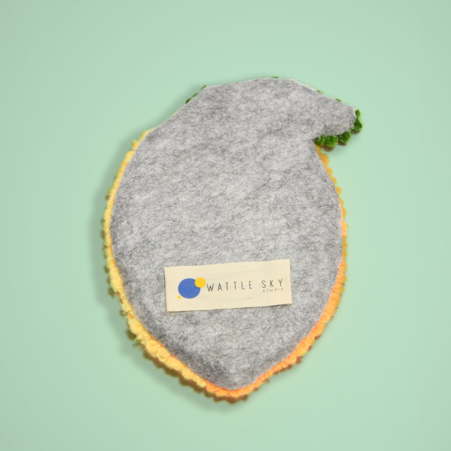Lemon Coaster - Punch needle