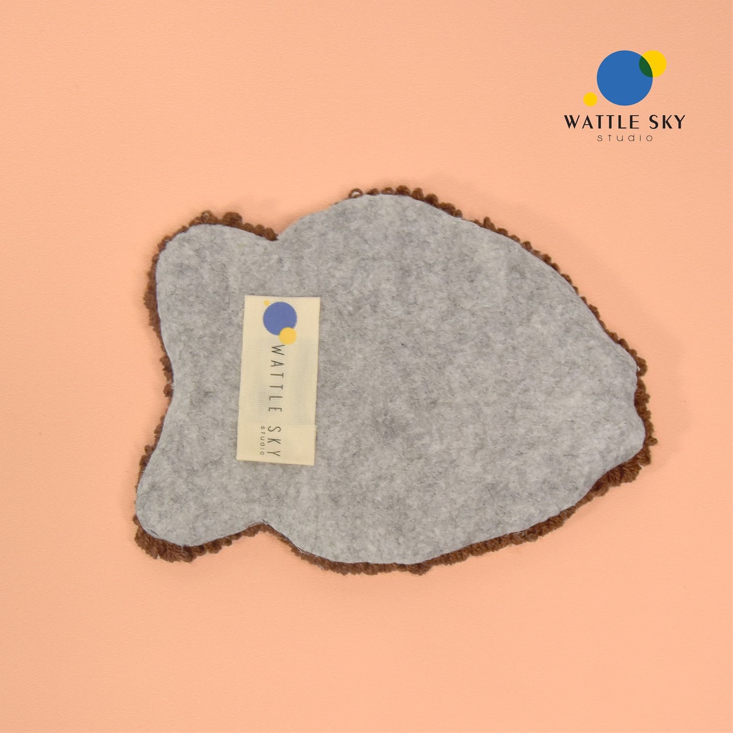 Fish cake Coaster - Punch needle