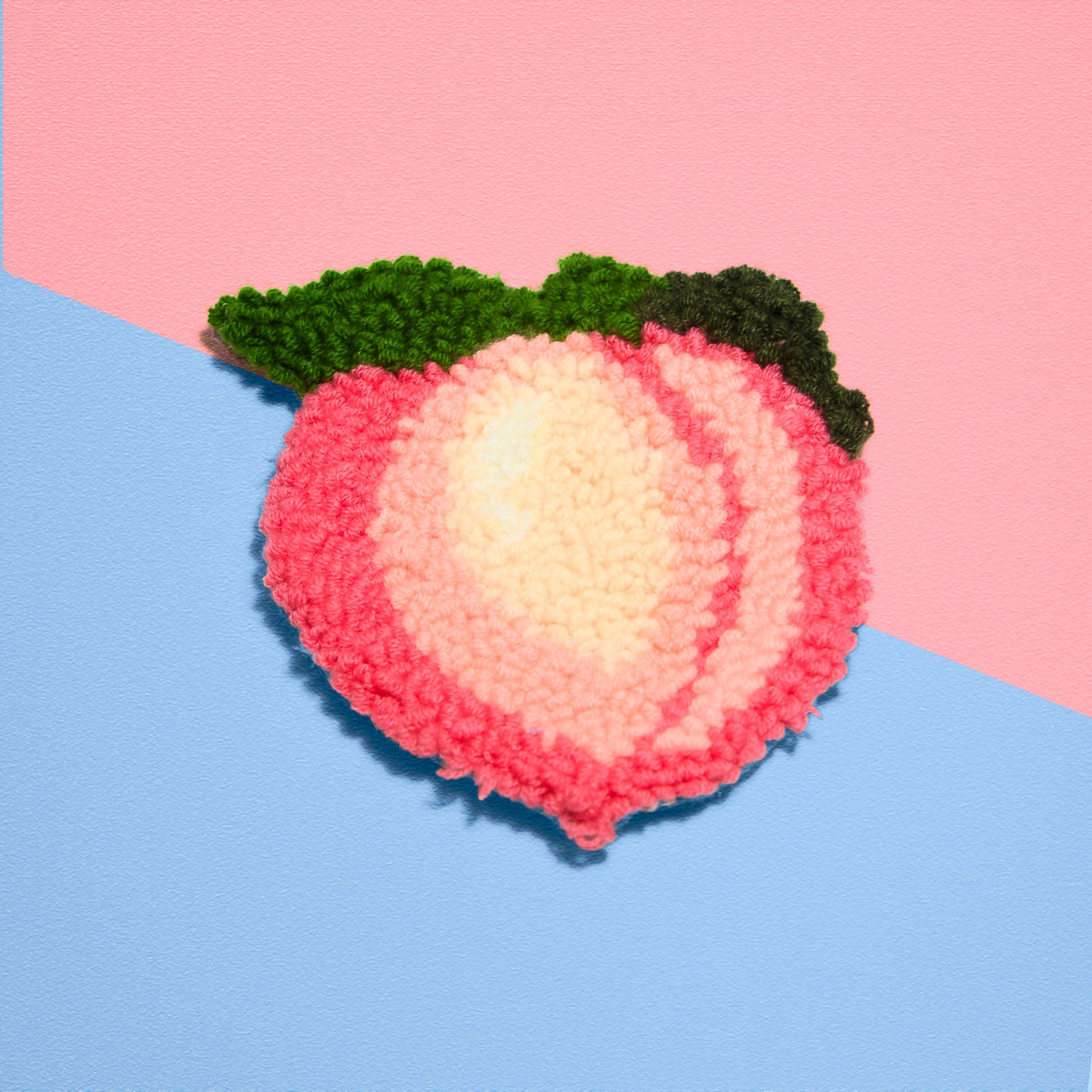 Peach Coaster - Punch needle