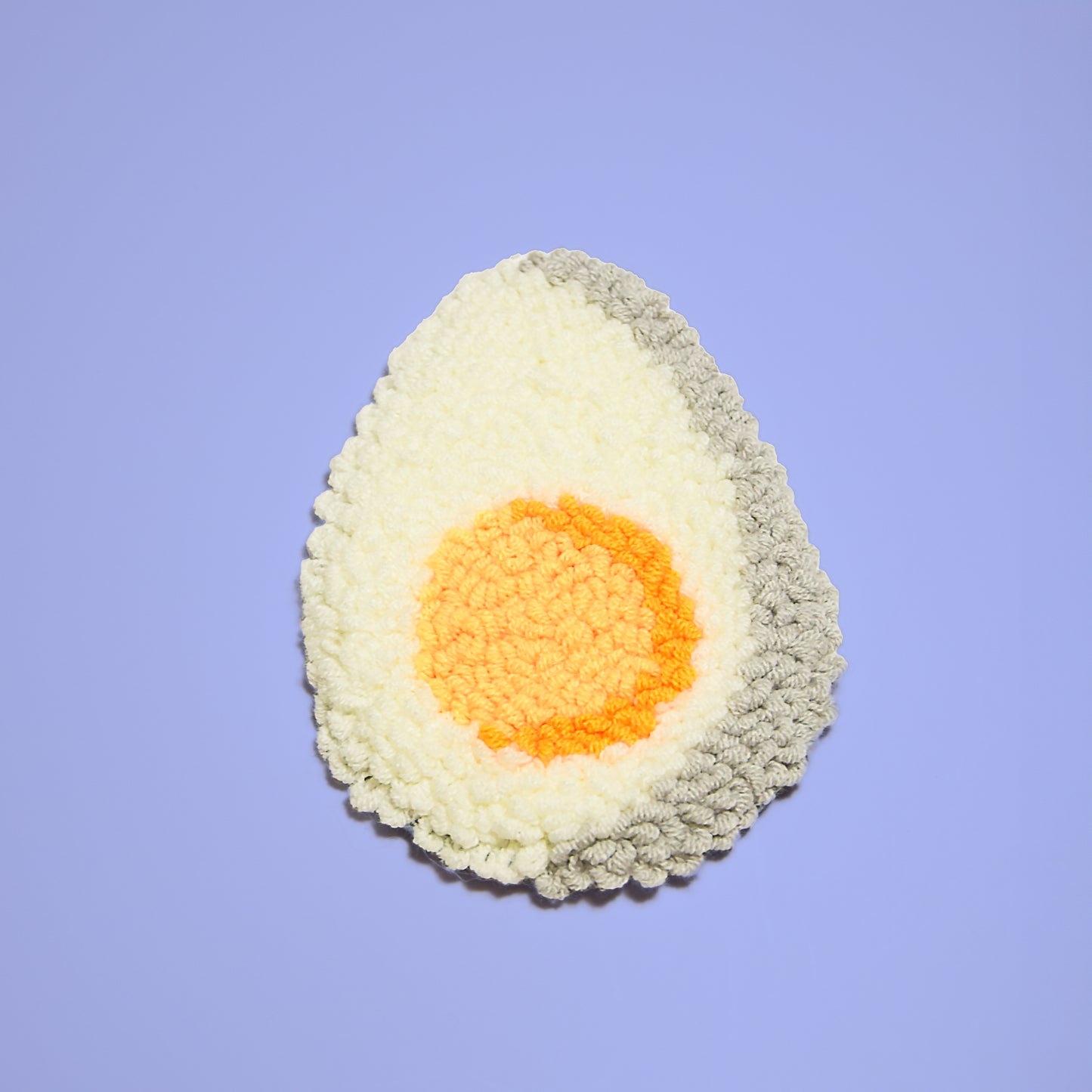 Boiled egg Coaster - Punch needle coaster