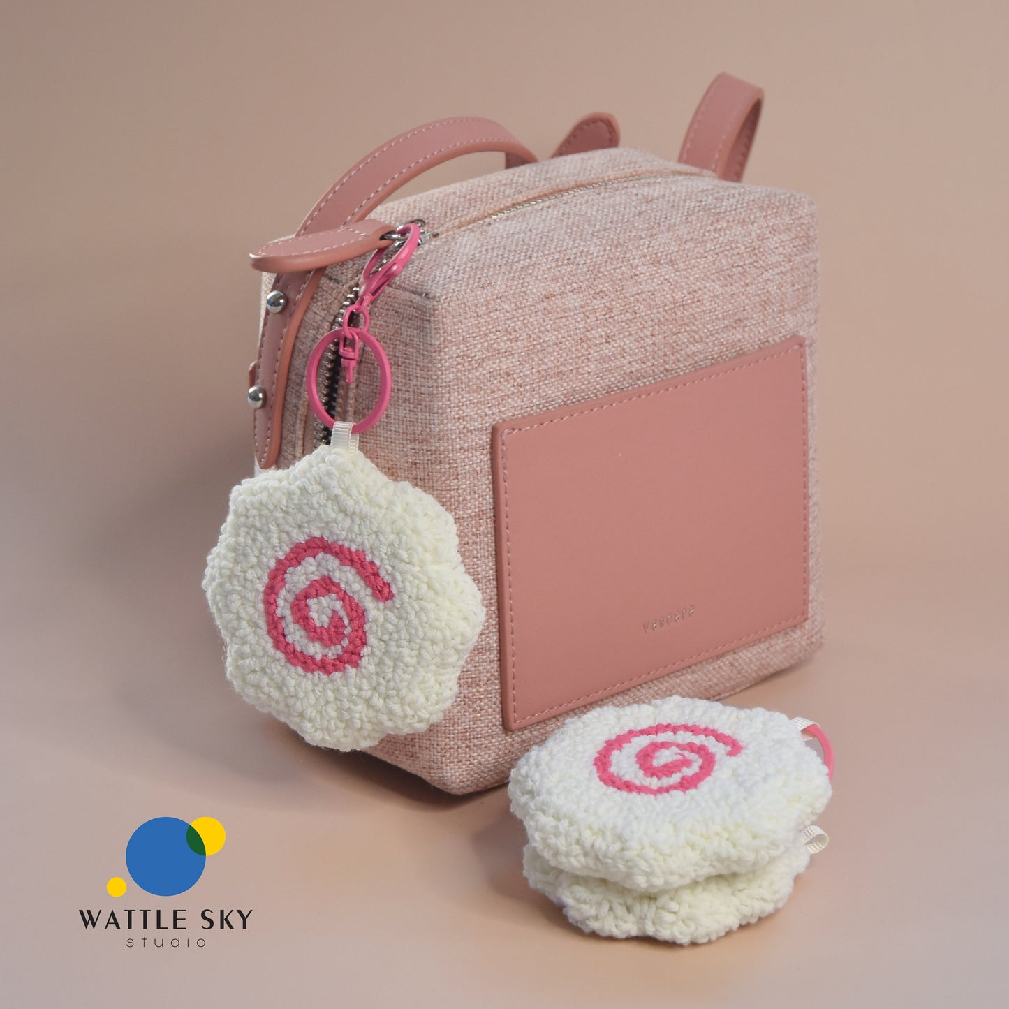Narutonami Key Chain – Cute Punch Needle Key and Bag Charm