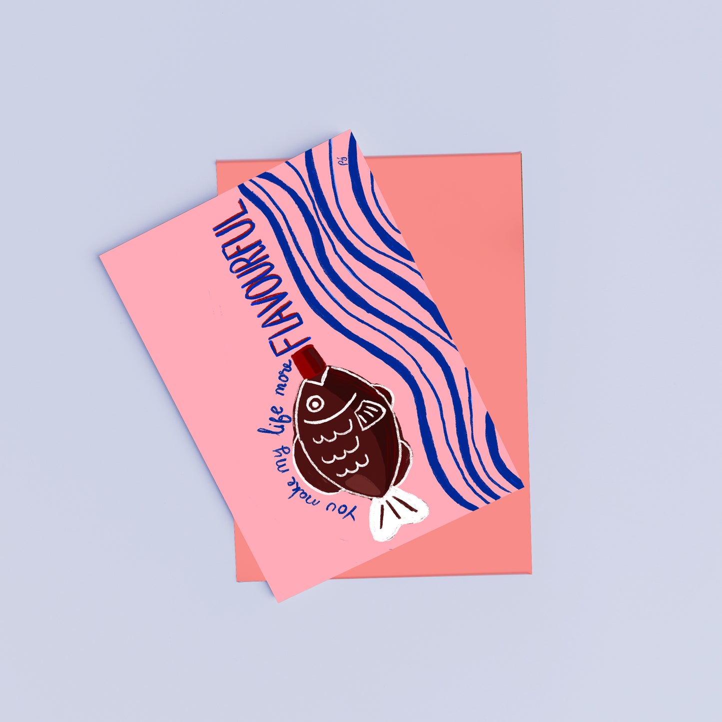 Fish Soy Sauce - Greeting Card