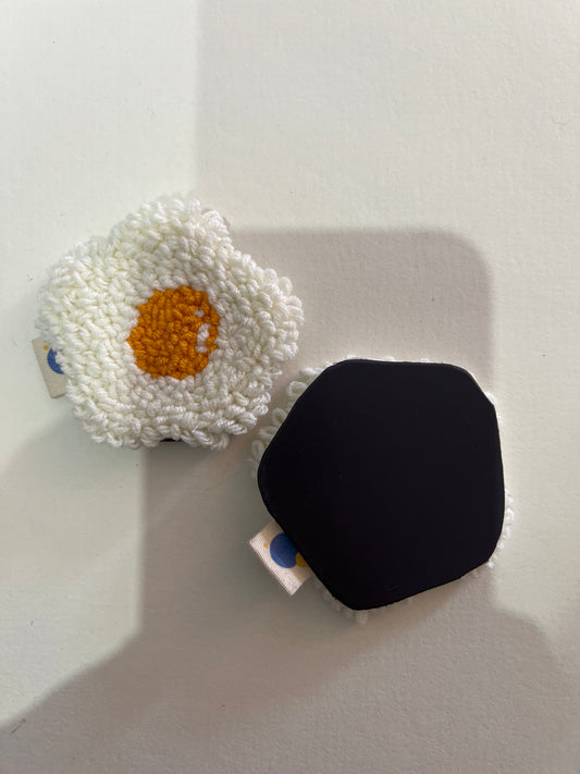 Egg Fridge Magnet – Cute Punch Needle Magnet