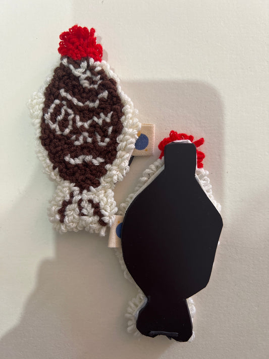 Fish Soy Sauce Fridge Magnet – Cute Punch Needle Magnet