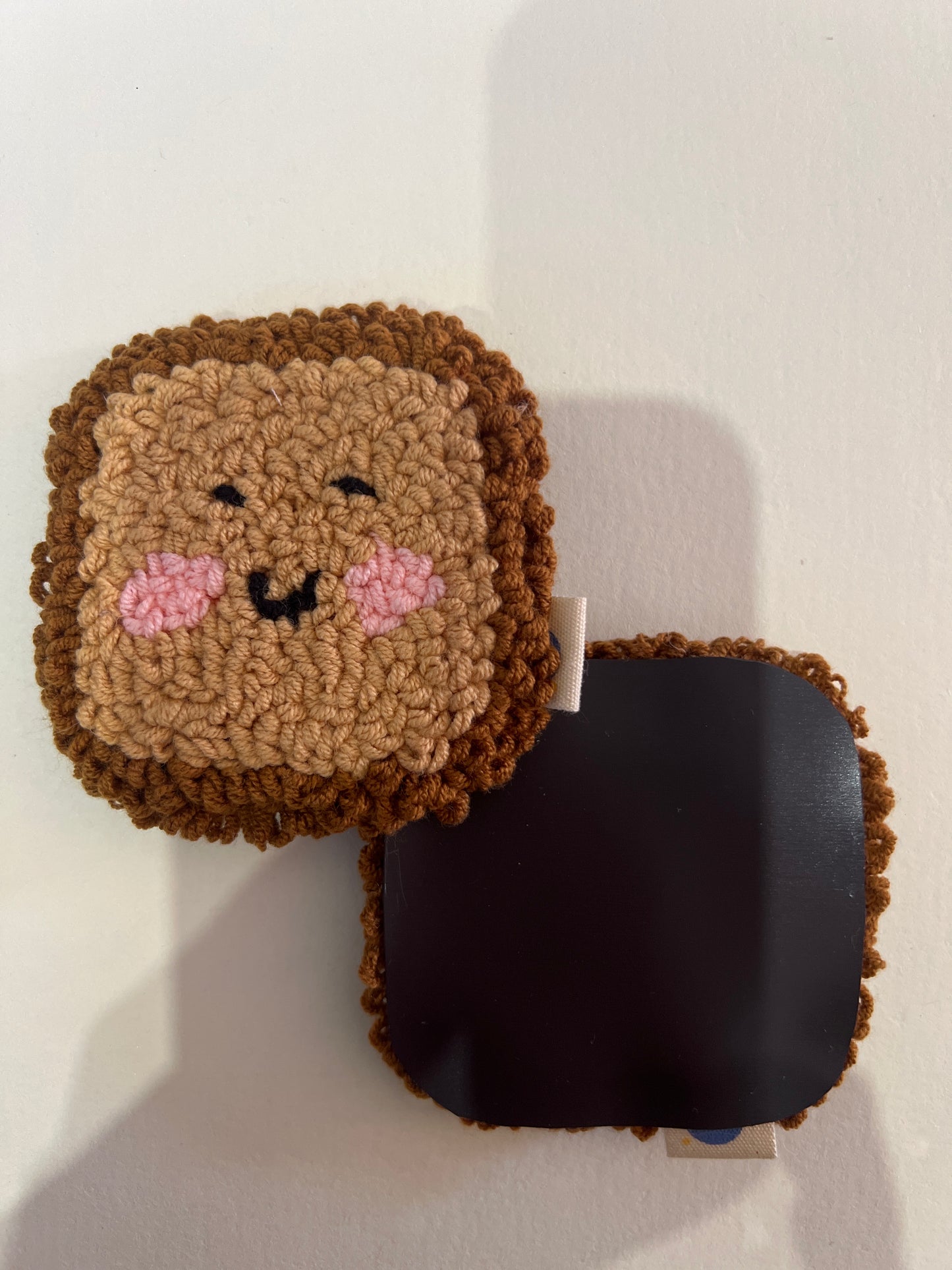 Toastie Fridge Magnet – Cute Punch Needle Magnet