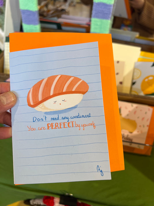 Salmon - Greeting Card