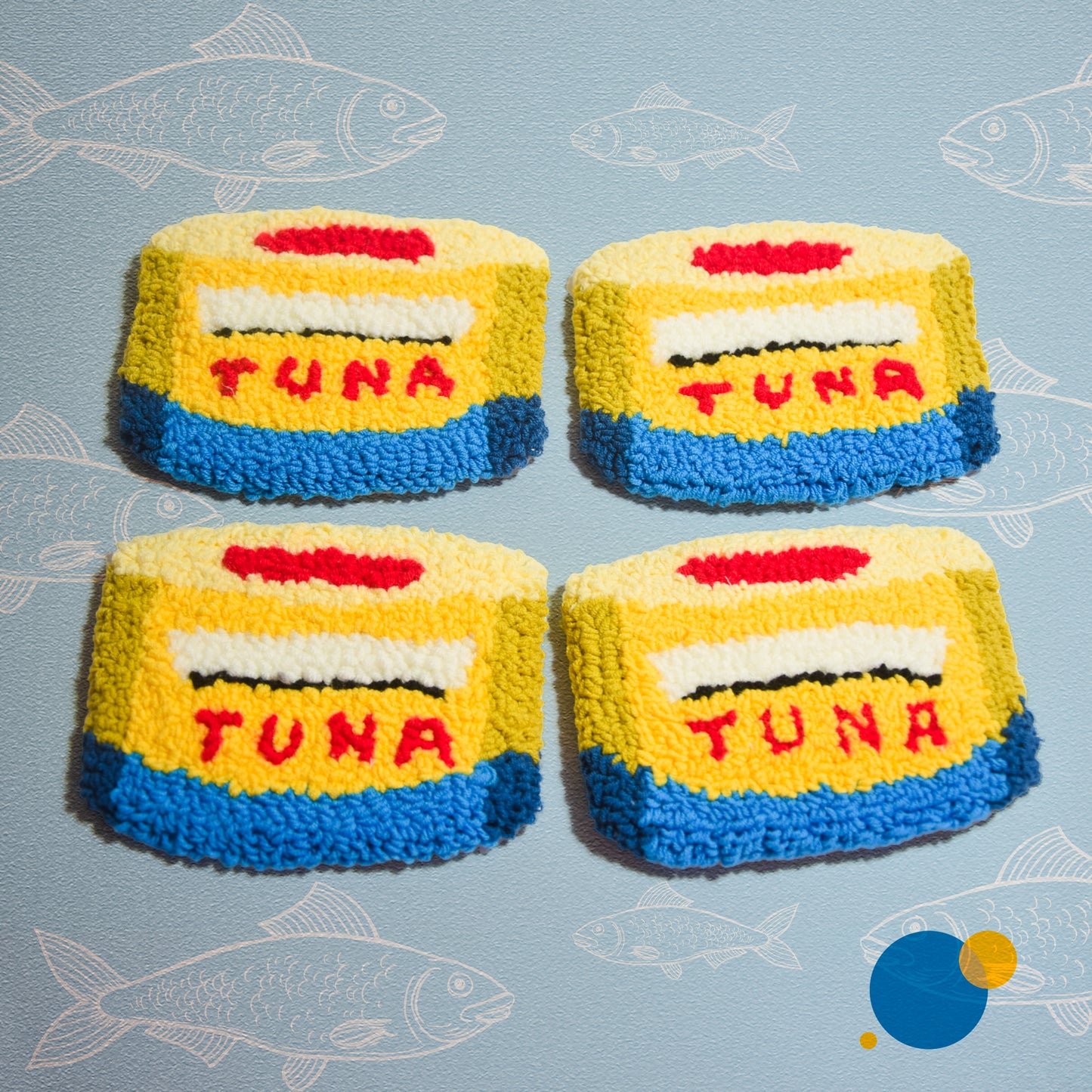 Tuna - Punch needle coaster