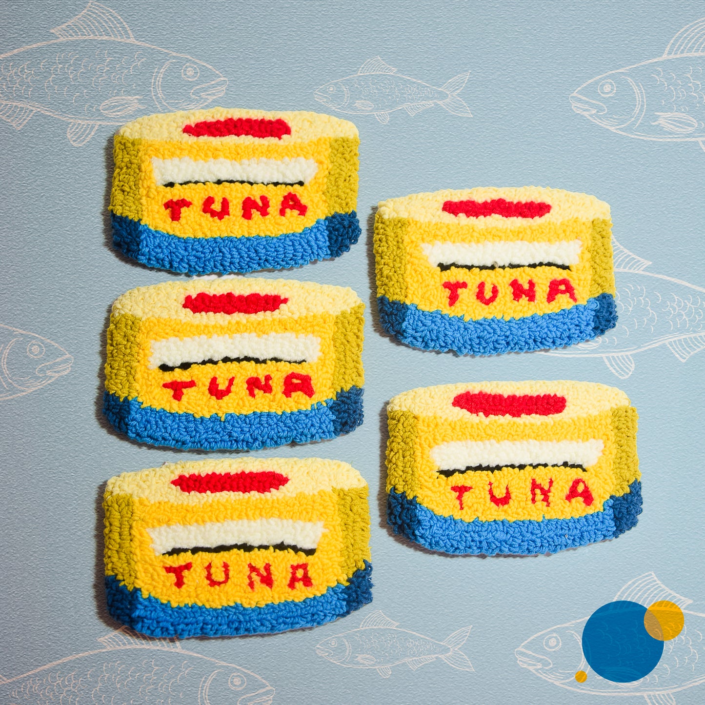 Tuna - Punch needle coaster