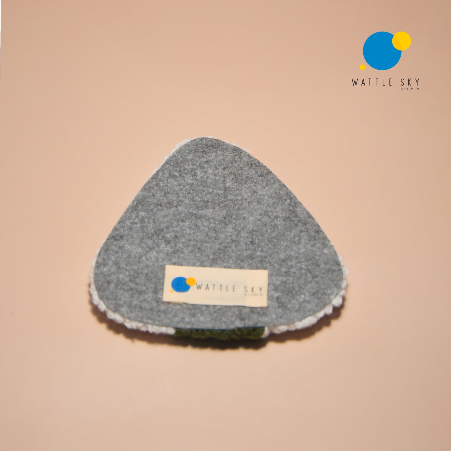 Onigiri Coaster - Punch needle