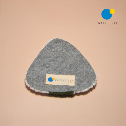 Onigiri Coaster - Punch needle