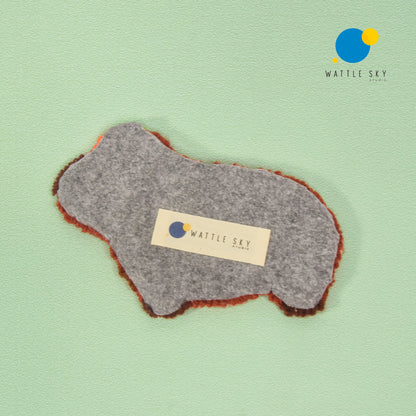 Capybara - Punch needle Coaster