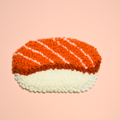 Salmon Sushi - Punch needle coaster