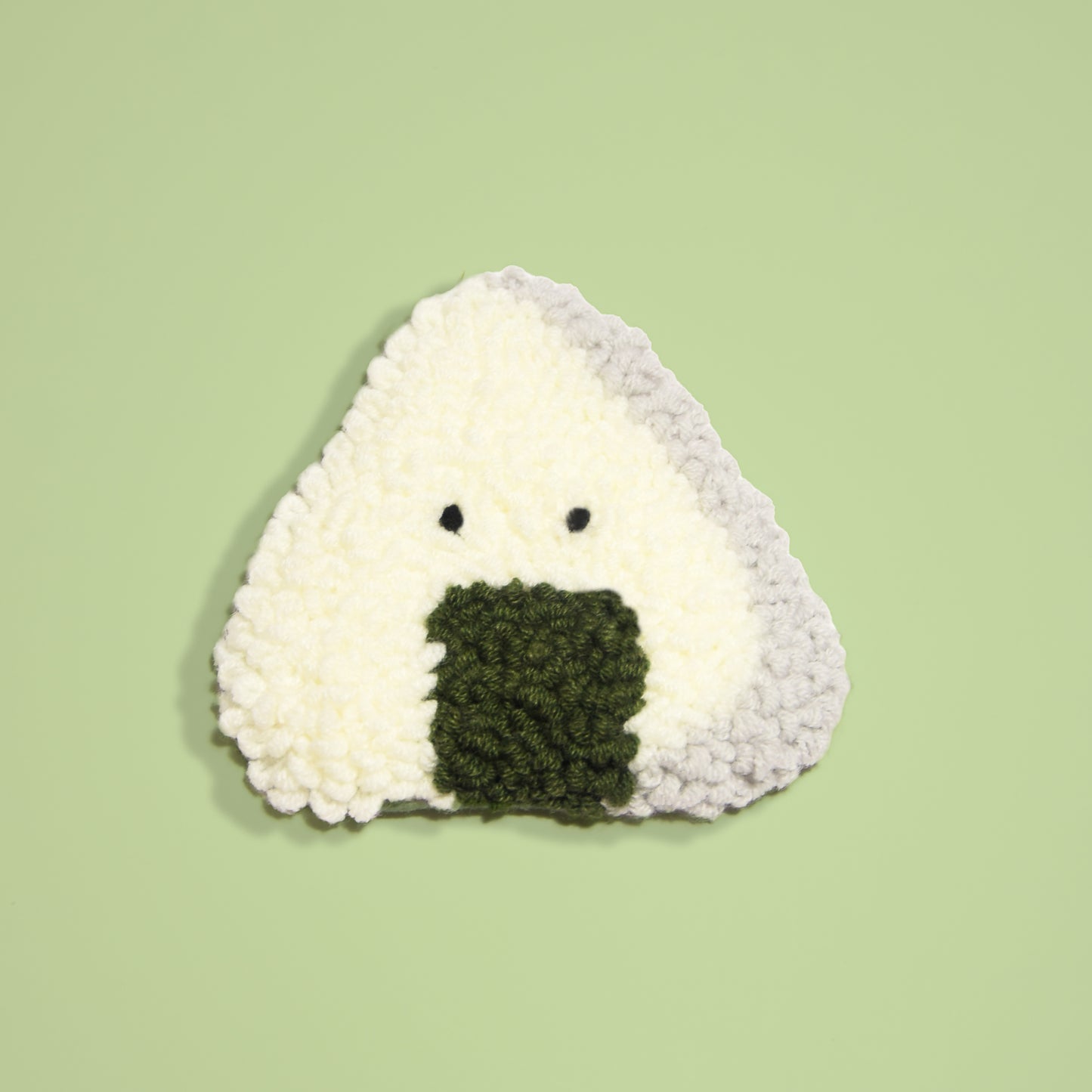 Onigiri - Punch needle coaster