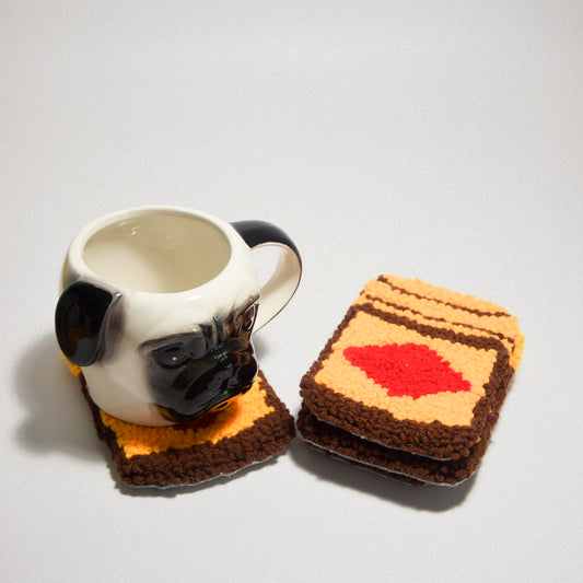 Vegemite - Punch needle coaster