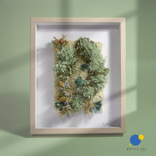 Mossy - Punch needle artwork