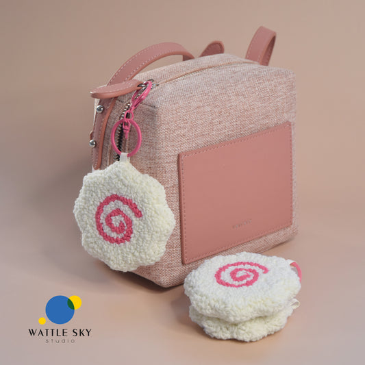 Narutonami Key Chain – Cute Punch Needle Key and Bag Charm