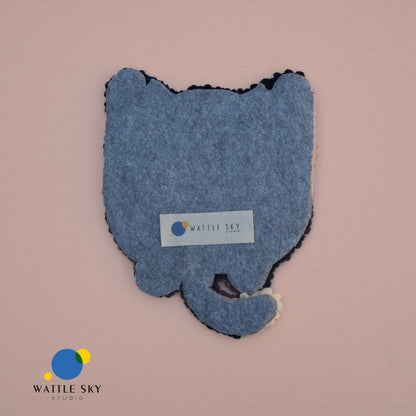 Mr Mun Cat 2 - Punch needle Coaster